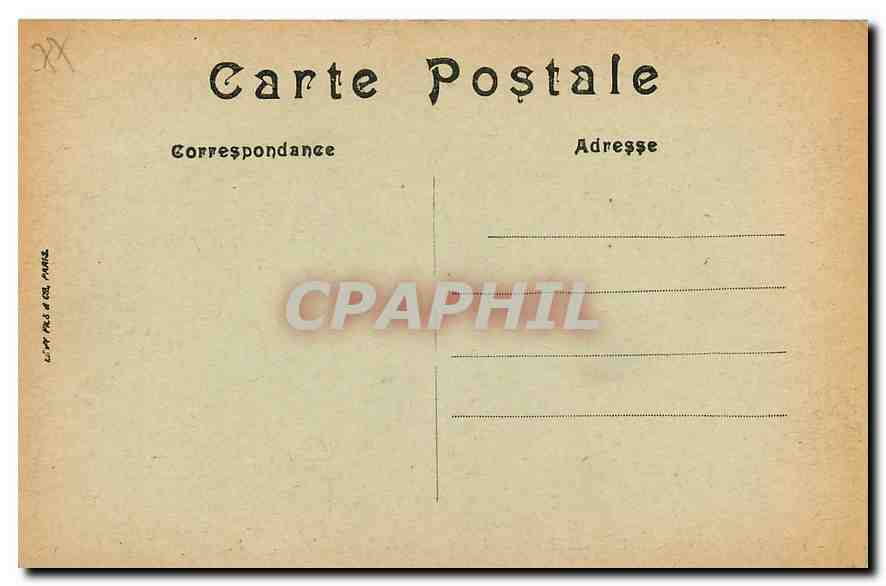 Fontainebleau — La Forêt — El Cruce del Nido del Águila — LL, n°149 — Reverso