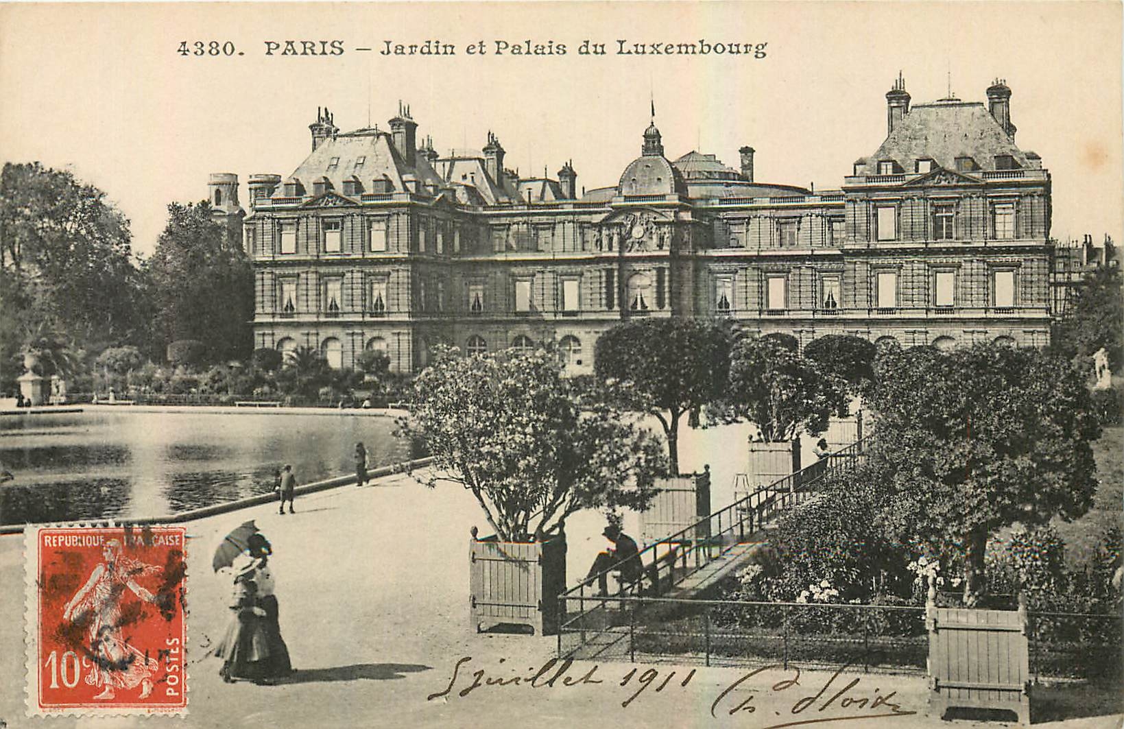 CPA Paris Jardin et Palais du Luxembourg 