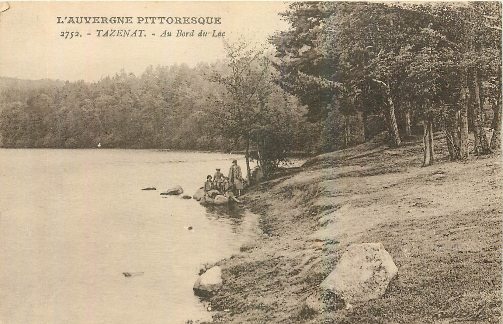 L'Auvergne pittoresque — Tazenat, au bord du lac — éditeur L'Auvergne Pittoresque, n° 2752