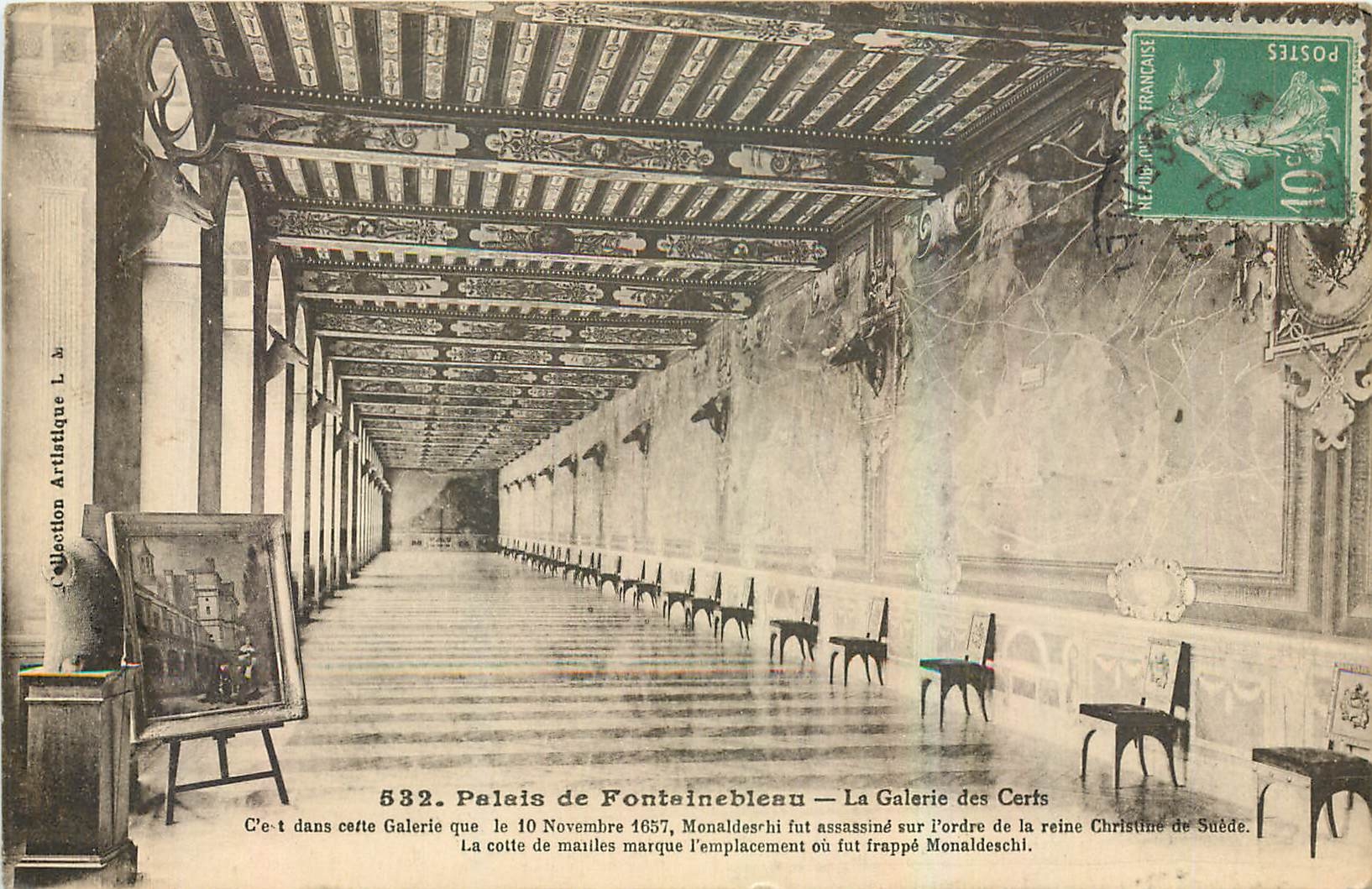 Schloss Fontainebleau — Die Galerie der Hirsche — Künstlerische Sammlung L. N.
