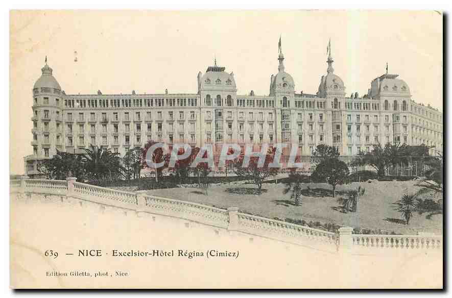 CPA Nice Excelsior Hotel Regina Cimiez 