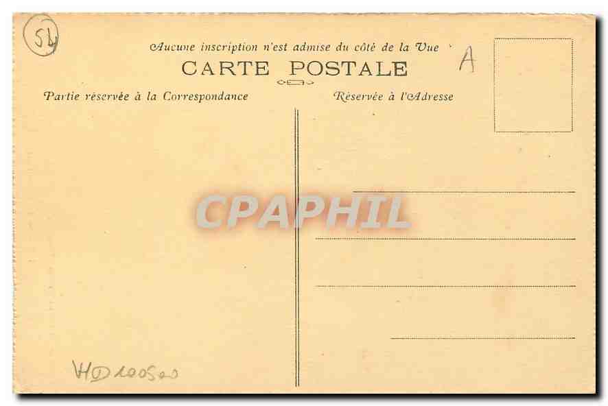 CPA Toul La Cathedrale  — Verso