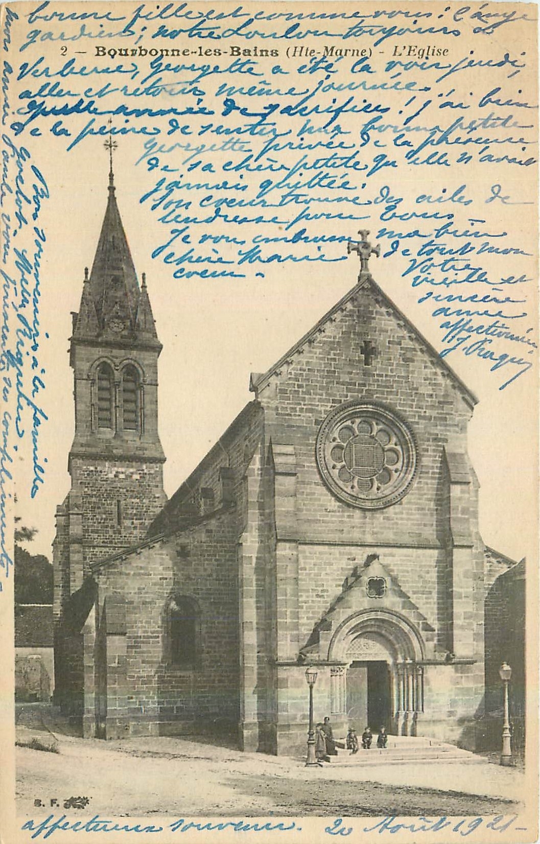 CPA Bourbonne les Bains Hte Marne l'Eglise 
