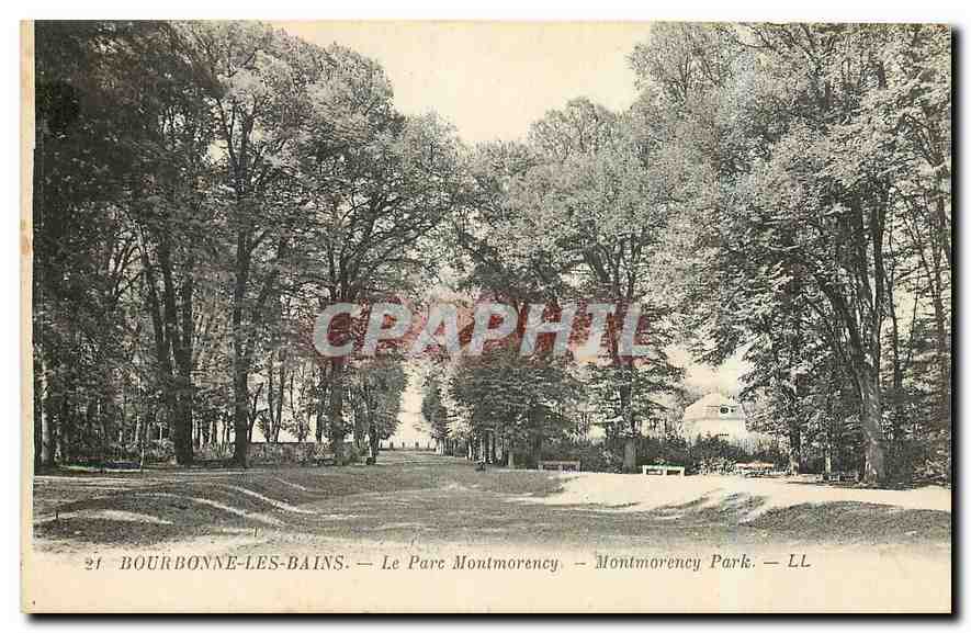CPA Bourbonne les Bains Le Parc Montmorency 