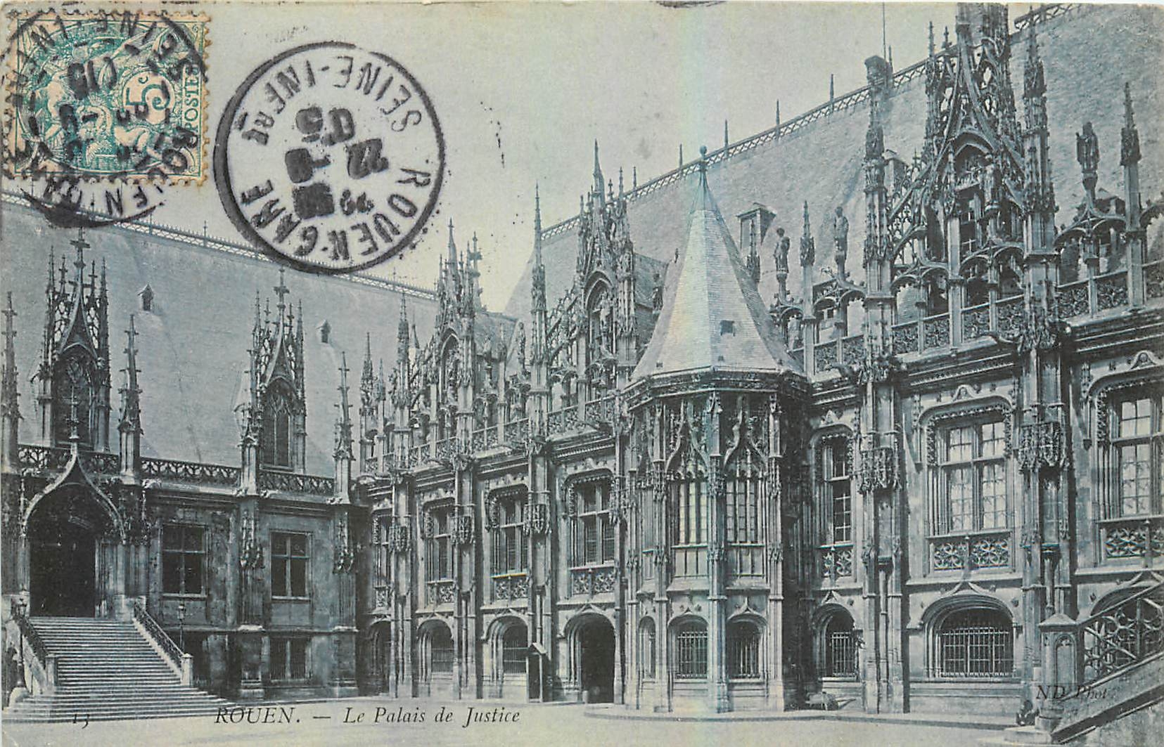 CPA Rouen Le Palais de Justice 