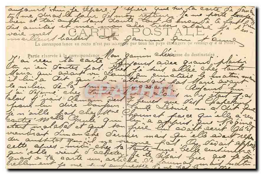 CPA Reims Fontaine Sube de Andre Narjoux La Marne — Verso