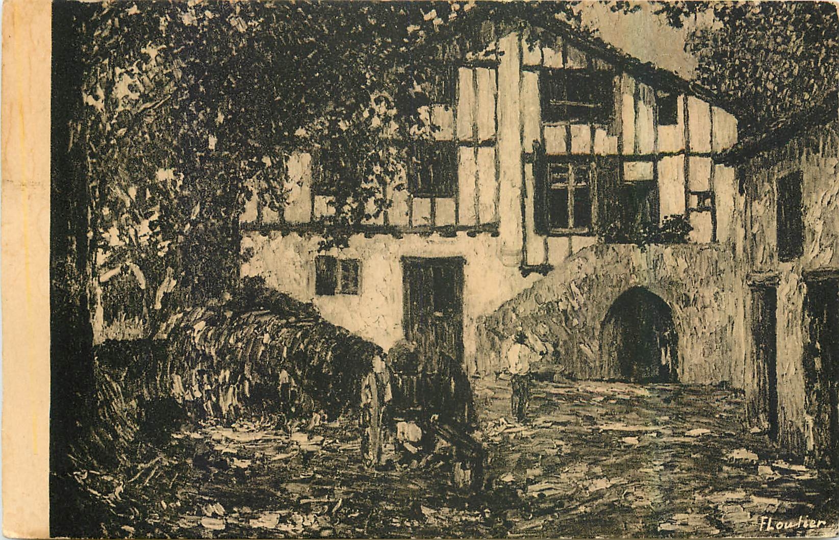 CPA Pays basque Vieille Ferme a Urrugne 