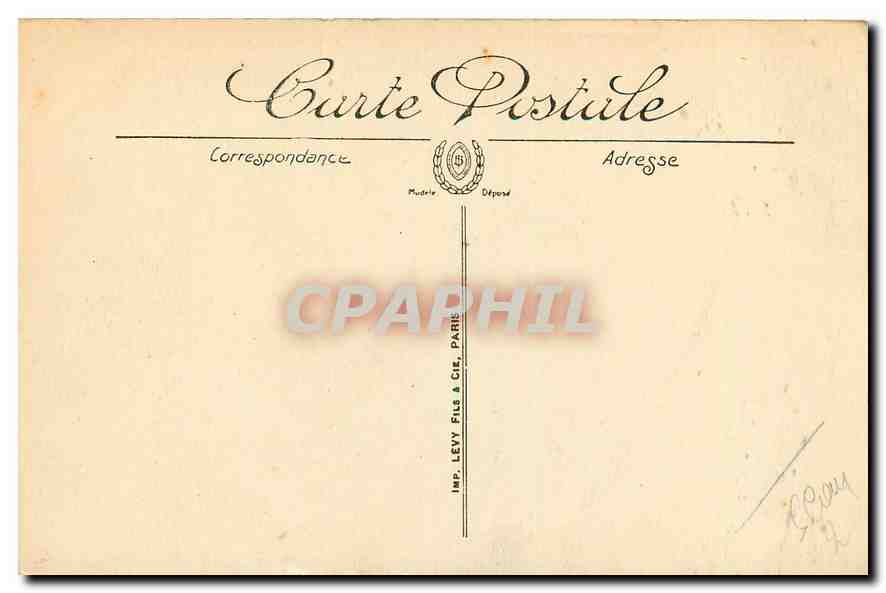 CPA Marseille Notre Dame de la Garde  — Rückseite