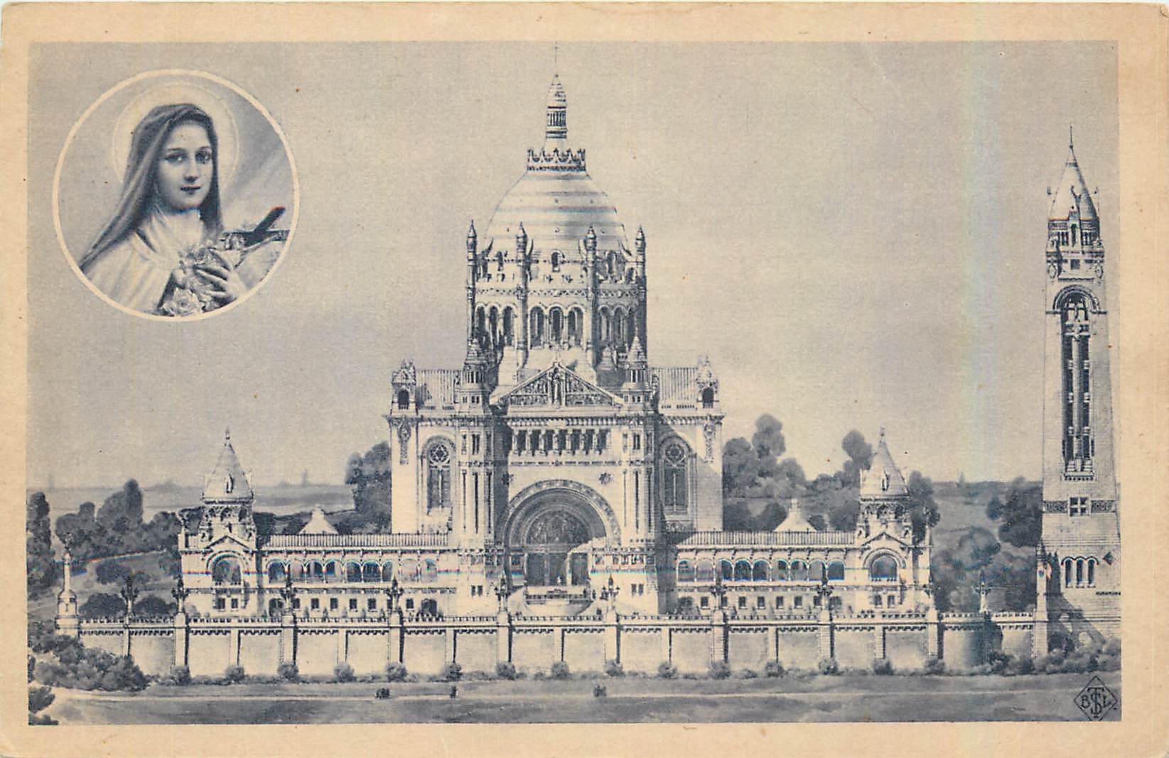 CPA La Basilique de Lisieux Vue generale du Projet 