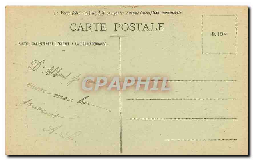 CPA Albert Somme Basilique N D de Brobieres Vue interieure  — Back