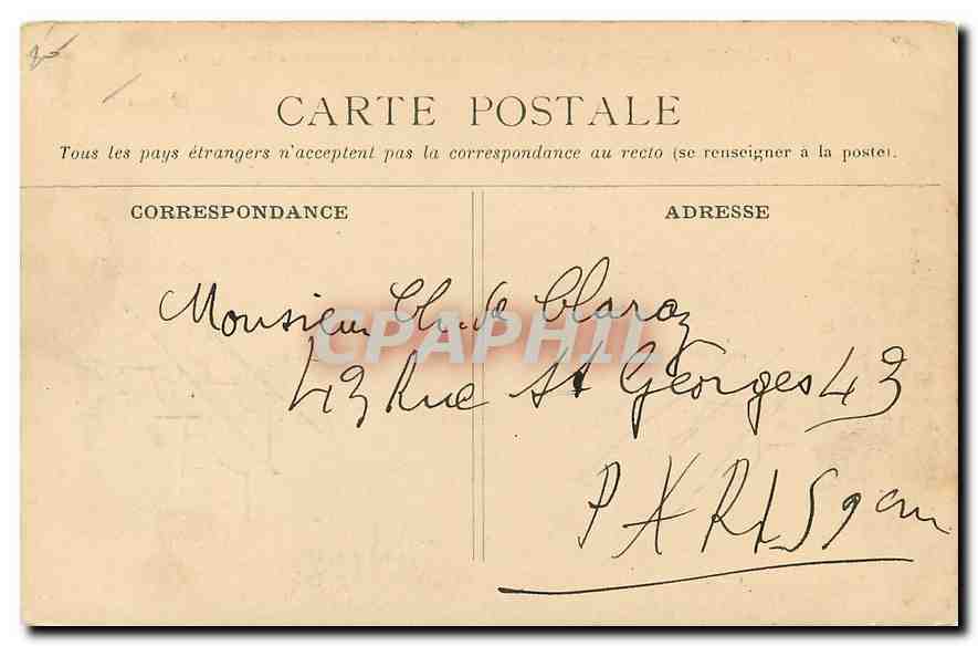 CPA Avignon Vue generale prise du coteau de Villeneuve les Avignon  — Rückseite