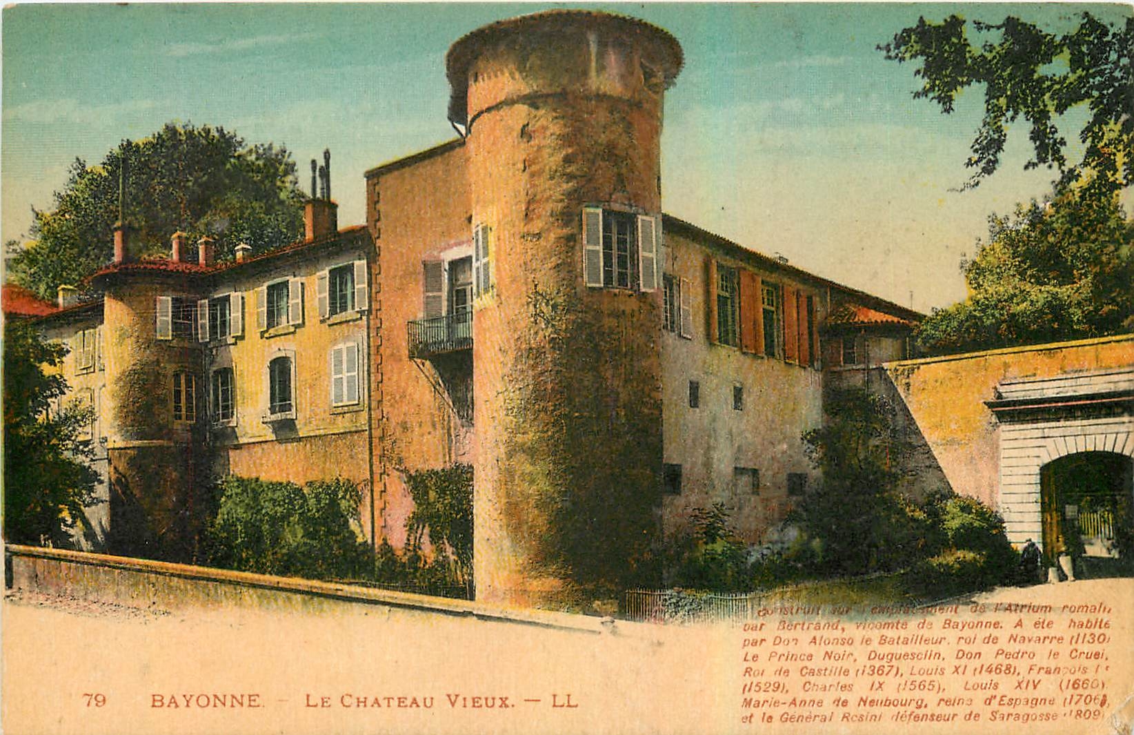 CPA Bayonne Le Chateau Vieux 