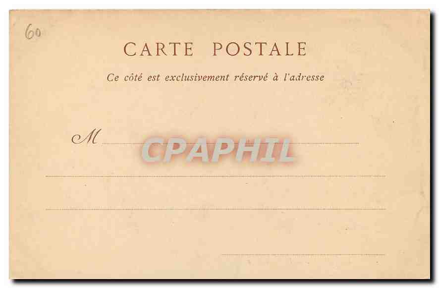 CPA Beauvais La Cathedrale  — Rückseite