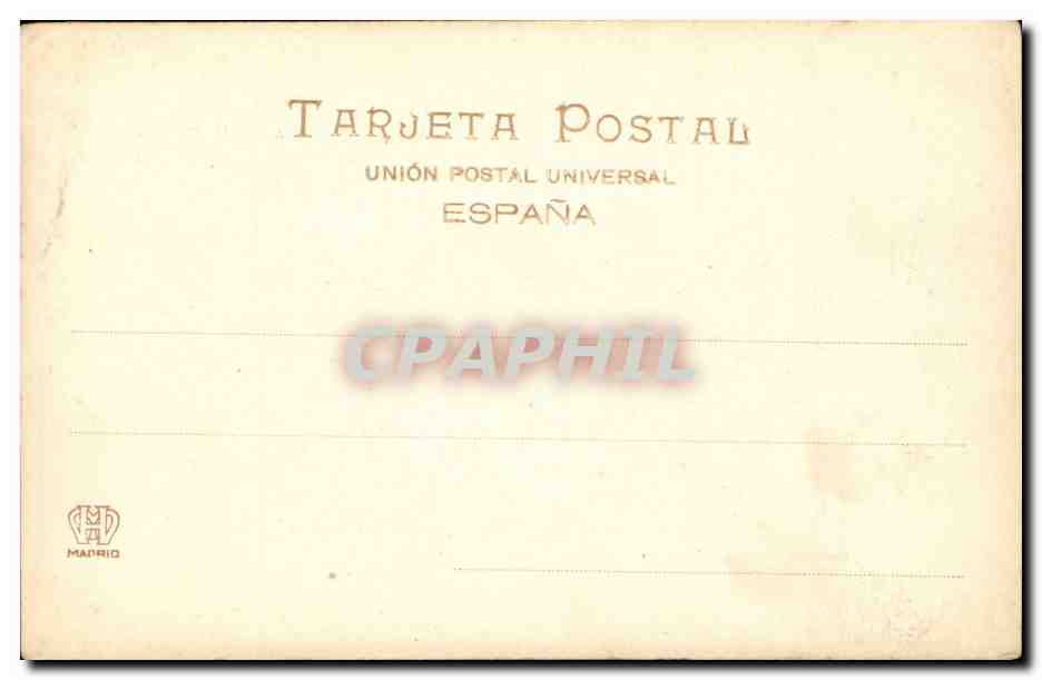 Espagne Spain Espana fuenterrabia CPA Vista de Hendaya — Rückseite