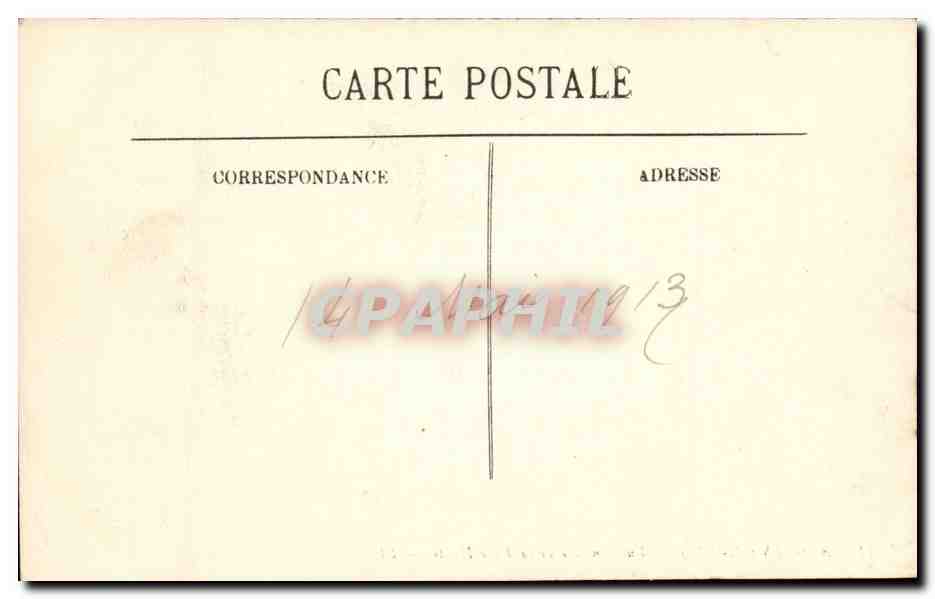 angers CPA Vue generale de la ville haute — Rückseite