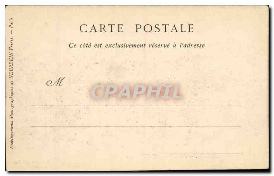 angers CPA Vue generale prise du chateau — Rückseite