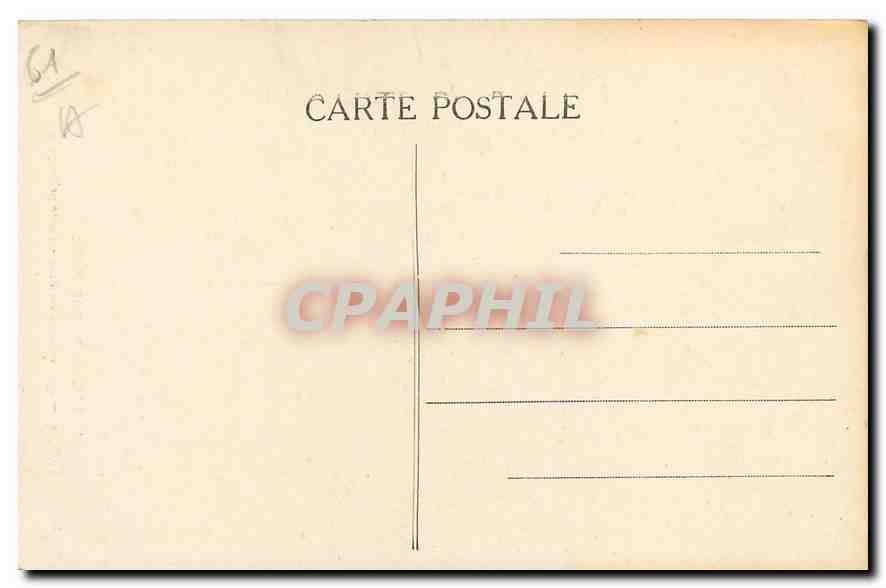 CPA Le Perche Pittoresque Longny Orne Notre Dame de Pitie Porte Principale  — Rückseite