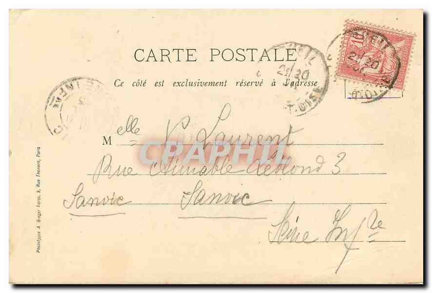 CPA A Josephine Eugene et Hortense Rueil Interieur de l'eglise Tombeau de l'Imperatrice Josephine  — Rückseite