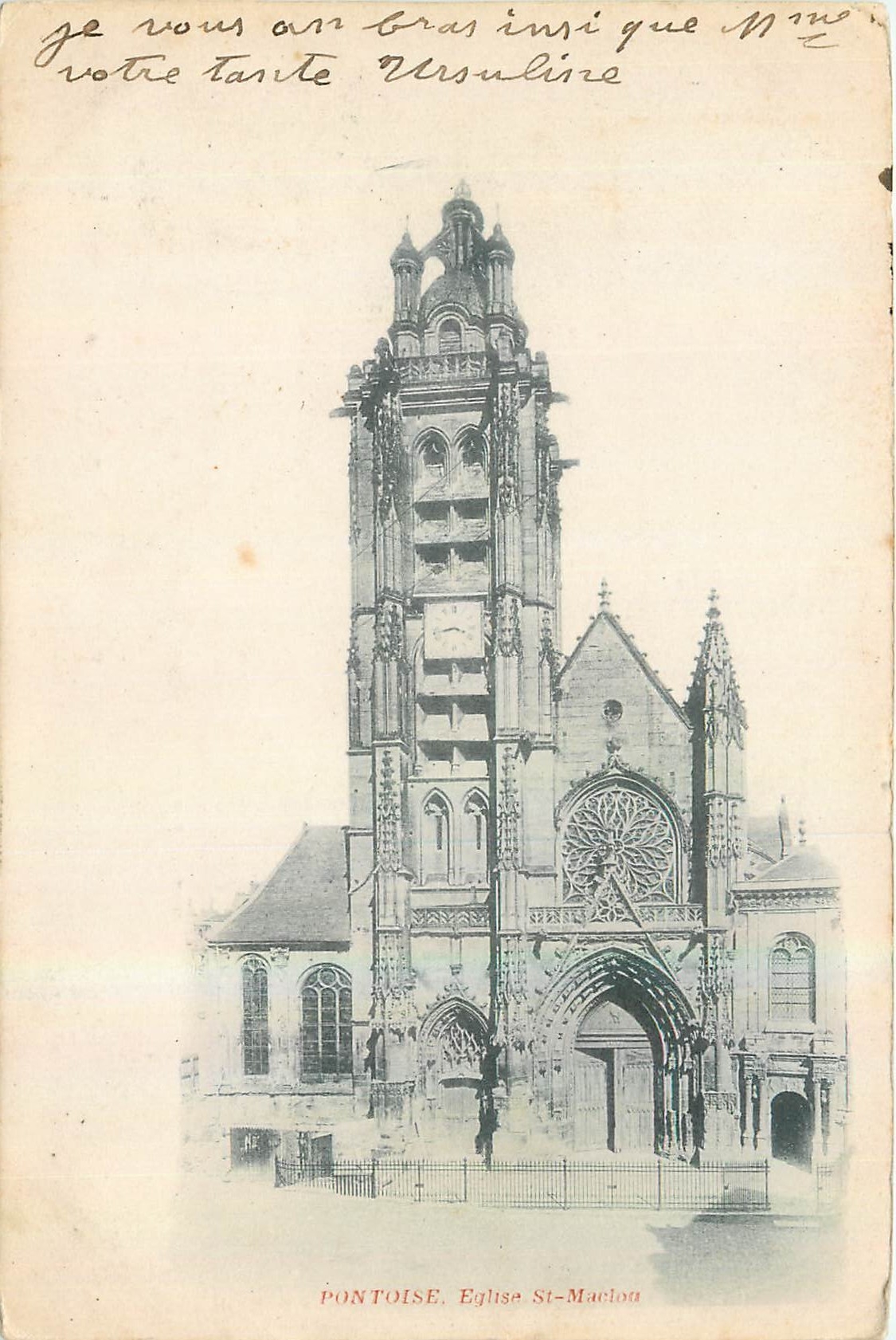 CPA Pontoise Eglise St Maclou 