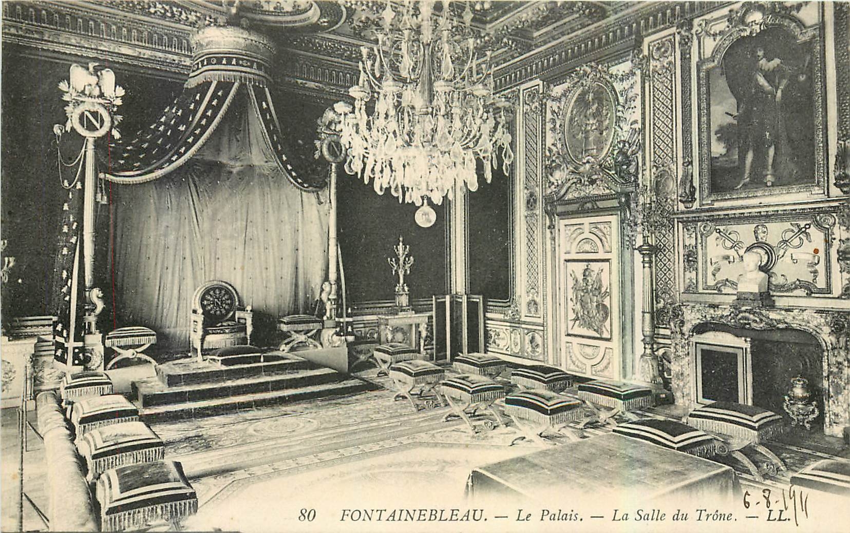 Fontainebleau — Das Schloss — Die Thronhalle — LL. — n°80