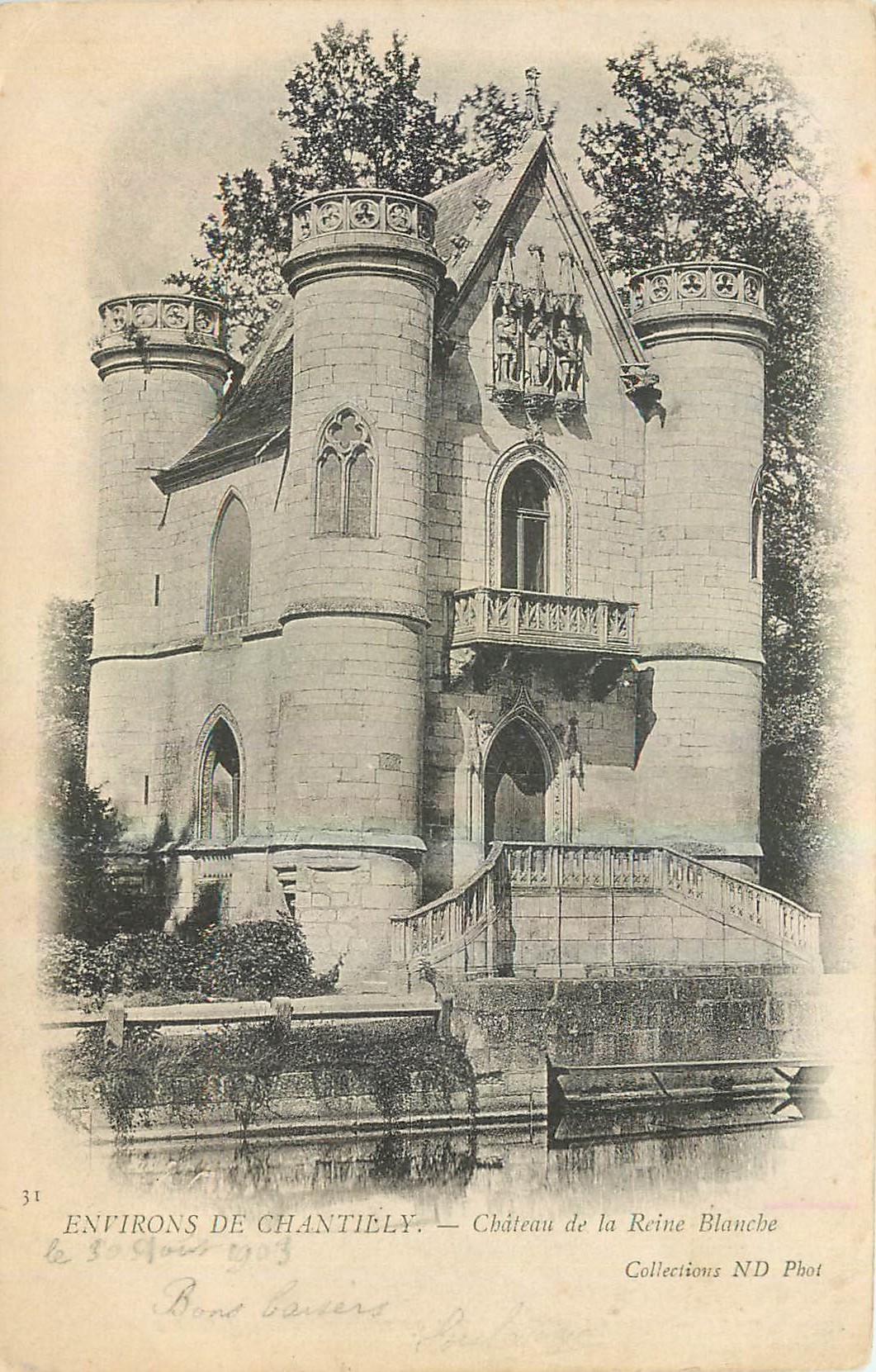CPA Environs de v Chateau de la Reine Blanche 