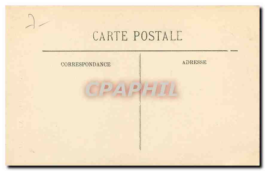 CPA Bordeaux La Tour Saint Michel  — Verso