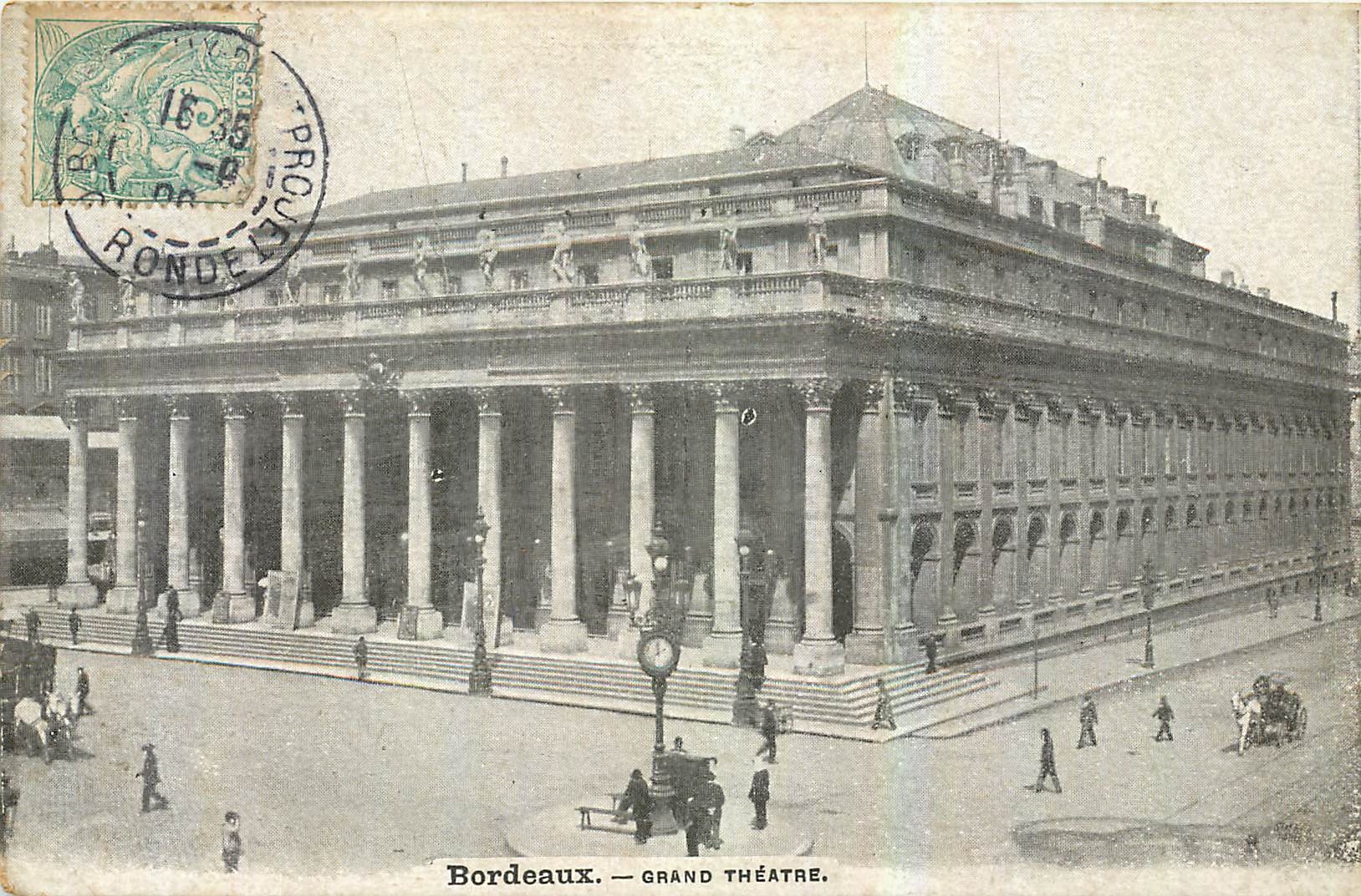 CPA Bordeaux Grand Theatre 