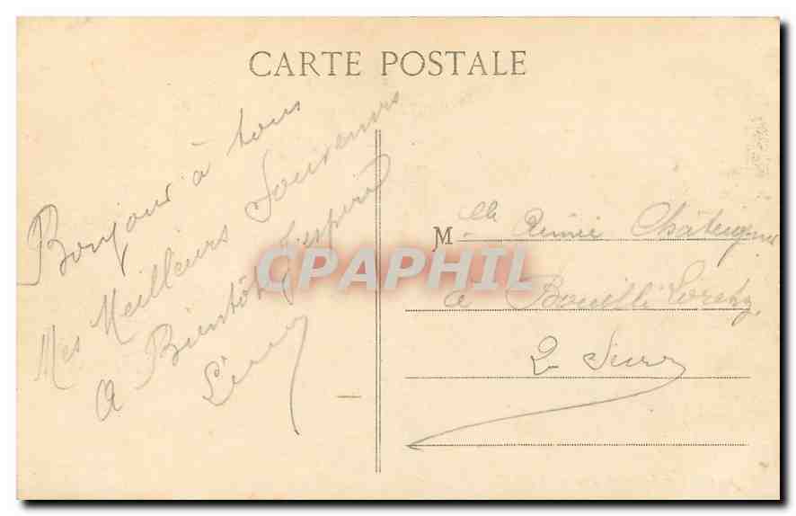 CPA Lyon Le Grand Theatre  — Verso