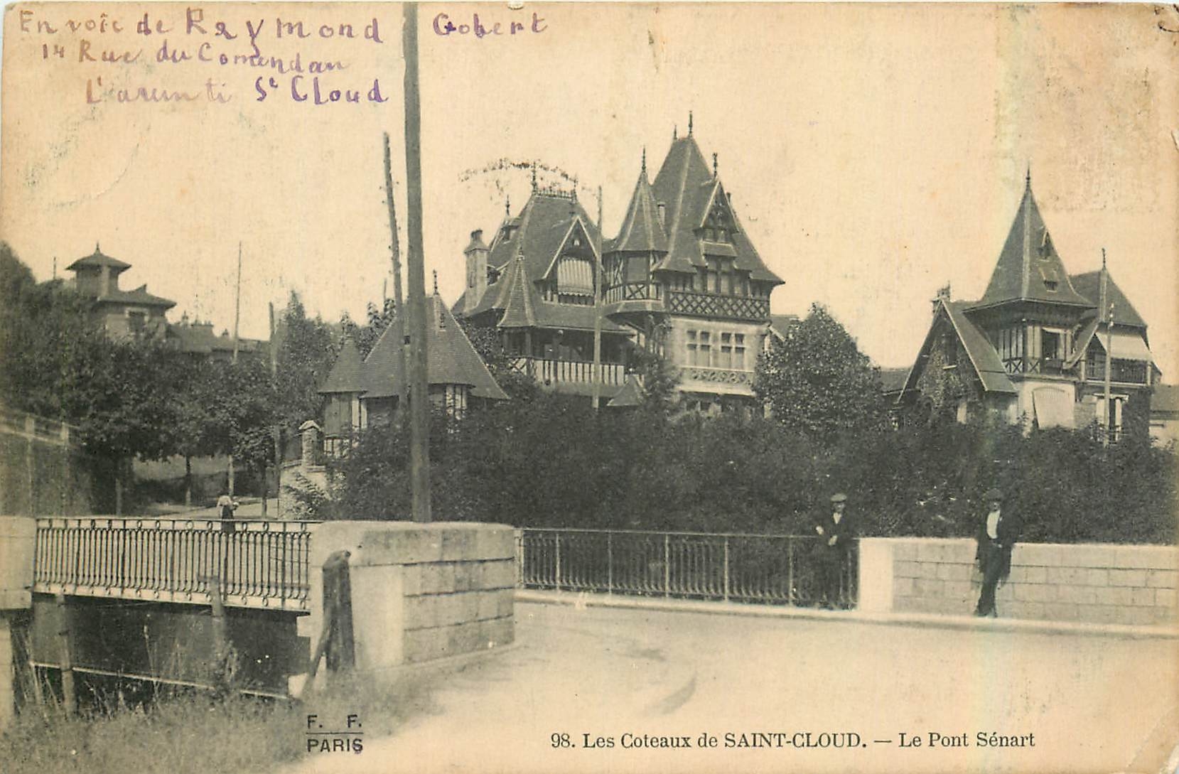 CPA Les Coteaux de Saint Cloud Le Pont Senart 