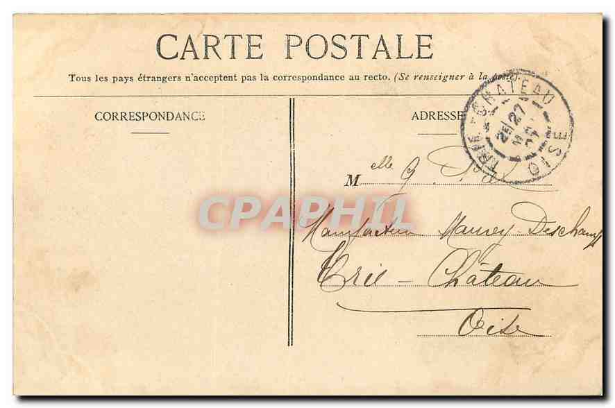 CPA Le Raincy l'Eglise et la Piece d'eau  — Rückseite