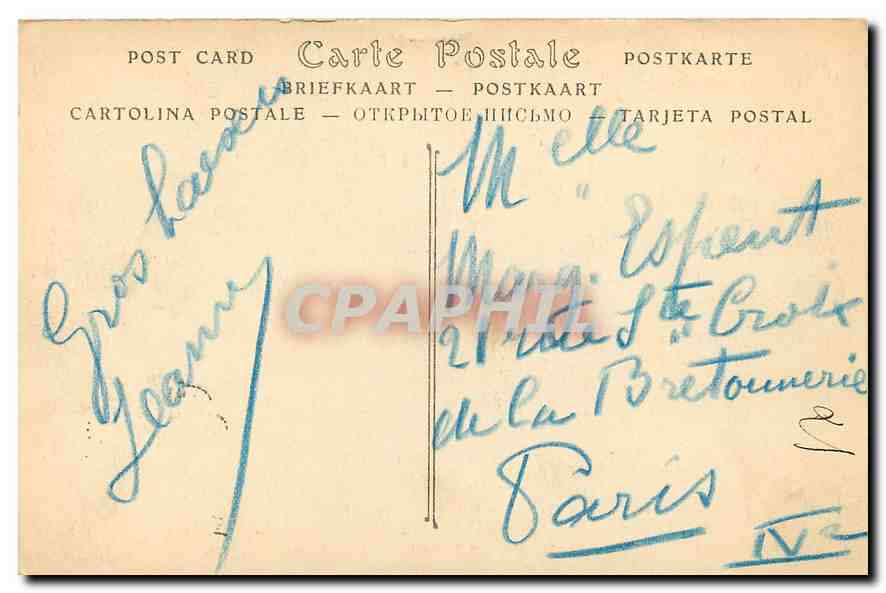 CPA Basilique de Notre Dame du Puy Galerie du Cloitre  — Rückseite