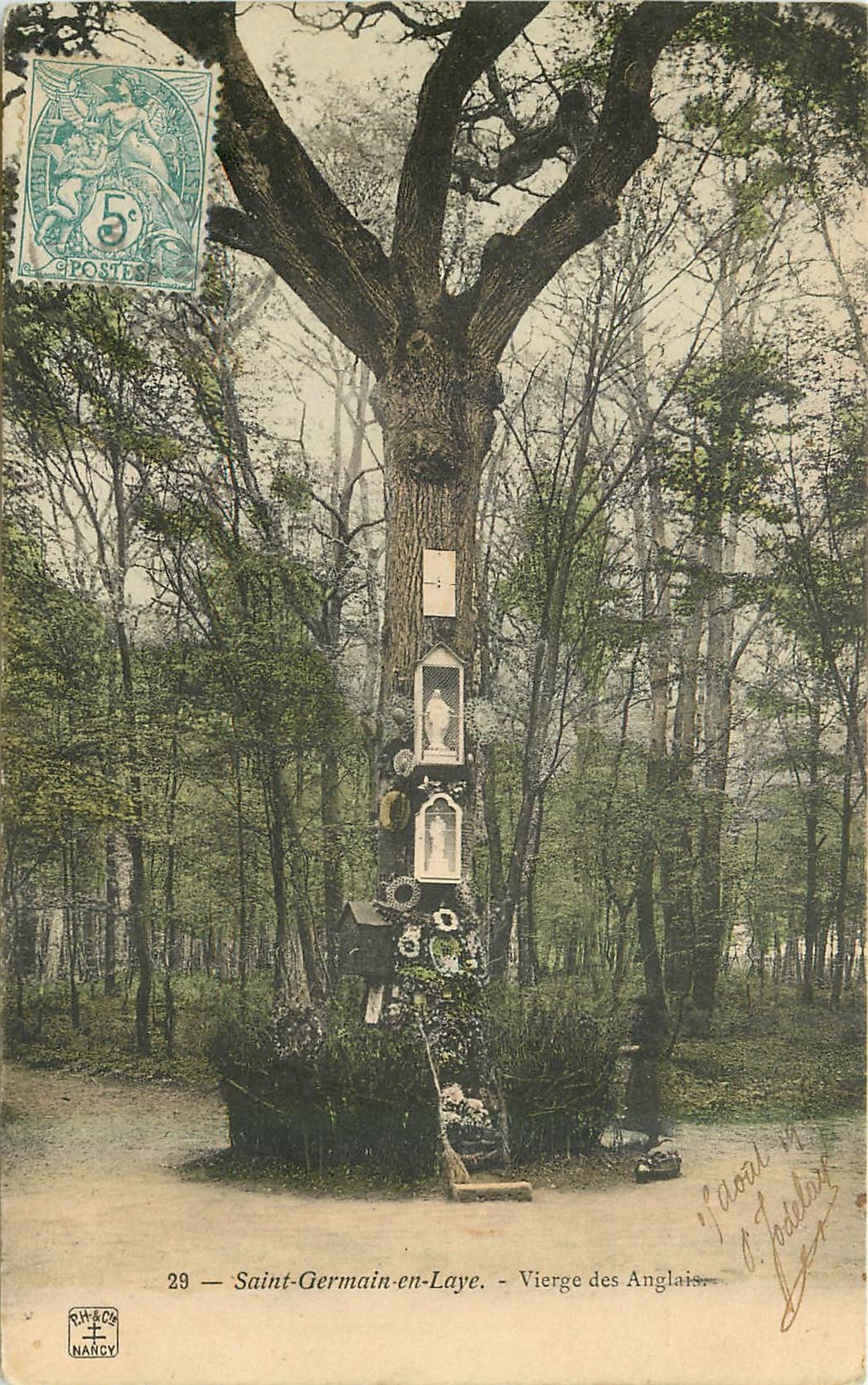 CPA Saint Germain en Laye Vierge des Anglais 