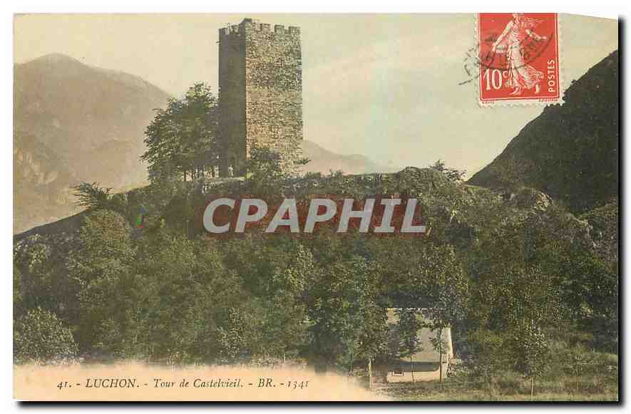 CPA Luchon Tour de Castelvieil 