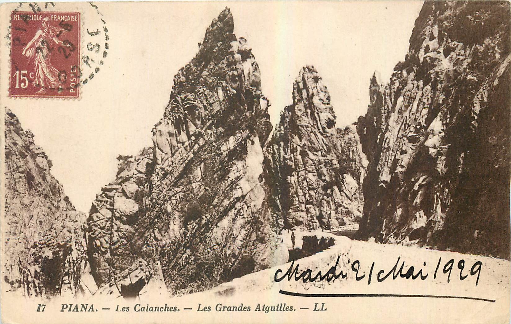 CPA Piana Les Calanches Les Grands Aiguilles 