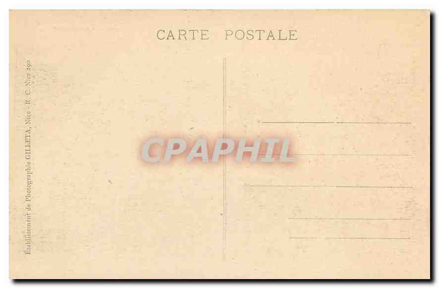 CPA Menton Vue generale et Cap Martin Vue prise de la Frontiere  — Rückseite
