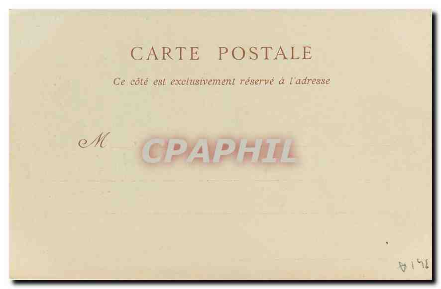 CPA Montpellier l'Ecole de Medecine  — Rückseite
