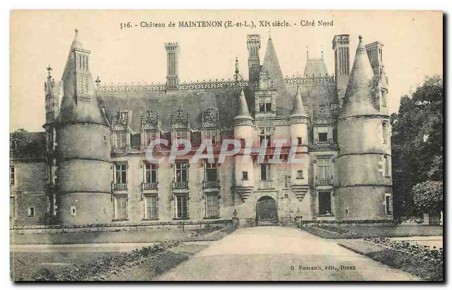 CPA Chateau de Maintenon E et L Cote Nord 