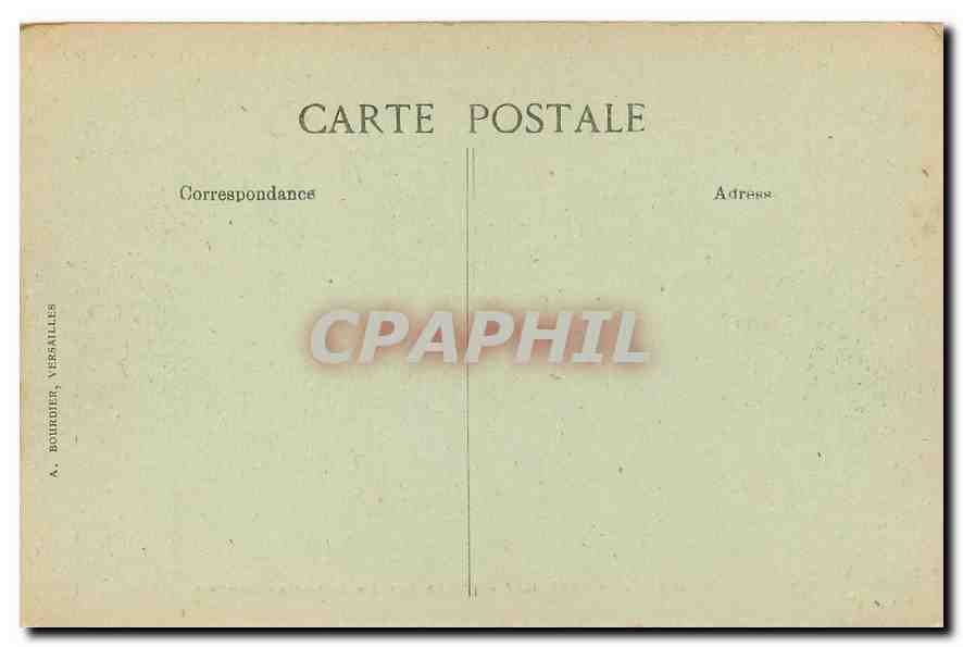 CPA Chateau de Chantilly Musee Conde Galerie de Peinture  — Rückseite