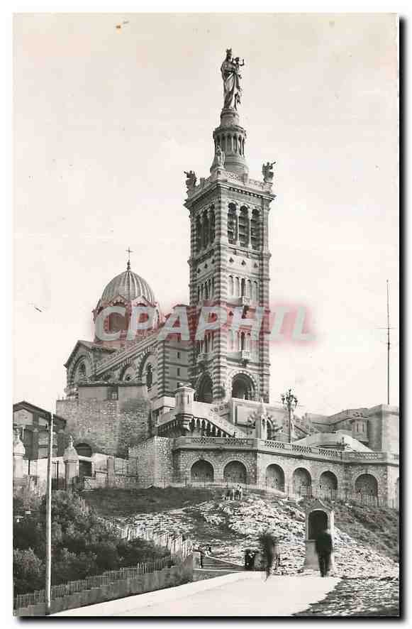 CPM Marseille La Basilique N D de la Garde 