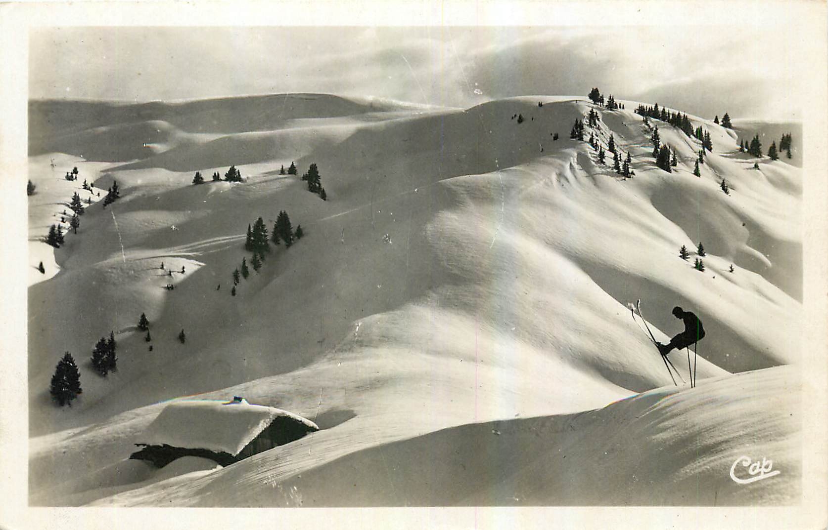 CPA Paysages et Sports d'hiver Ski