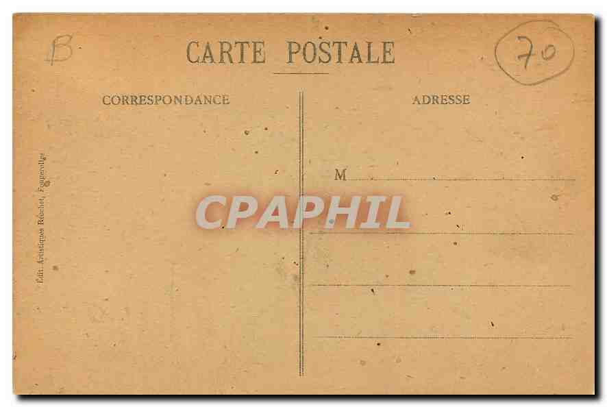 CPA La Haute Saone Illustree Vesoul L'Eglise du Sacre Coeur  — Rückseite