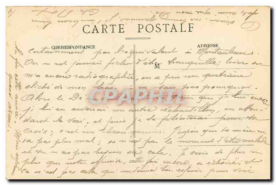 CPA Toulouse Hotel de Bernuy Le Lycee  — Rückseite