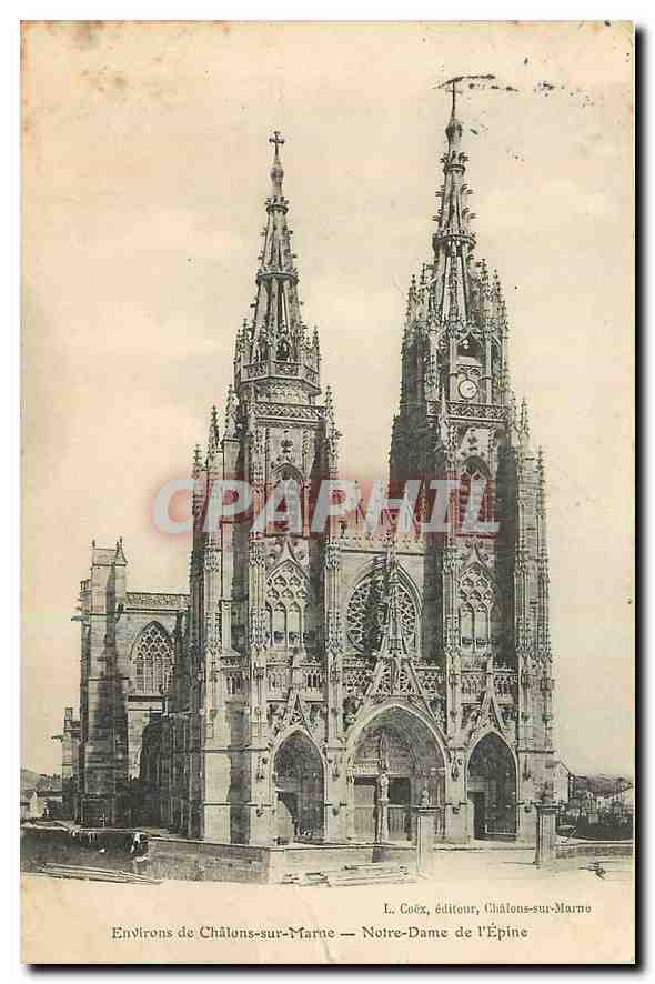 CPA Environs de Chalons sur Marne Notre Dame de l'Epine 