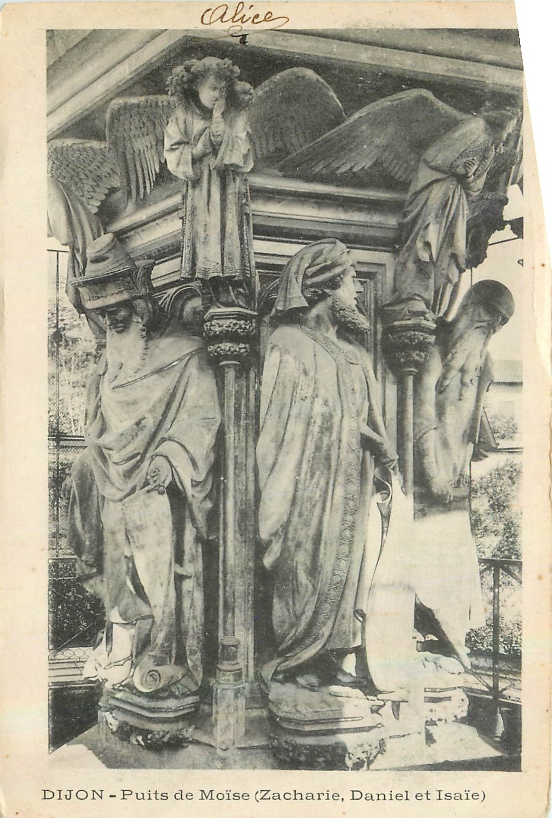 CPA Dijon Puits de Moise Zacharie Daniel et Isaie 