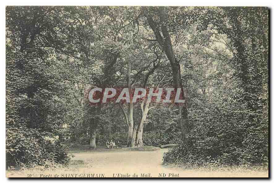 CPA Foret de Saint Germain L'Etoile du Mail 