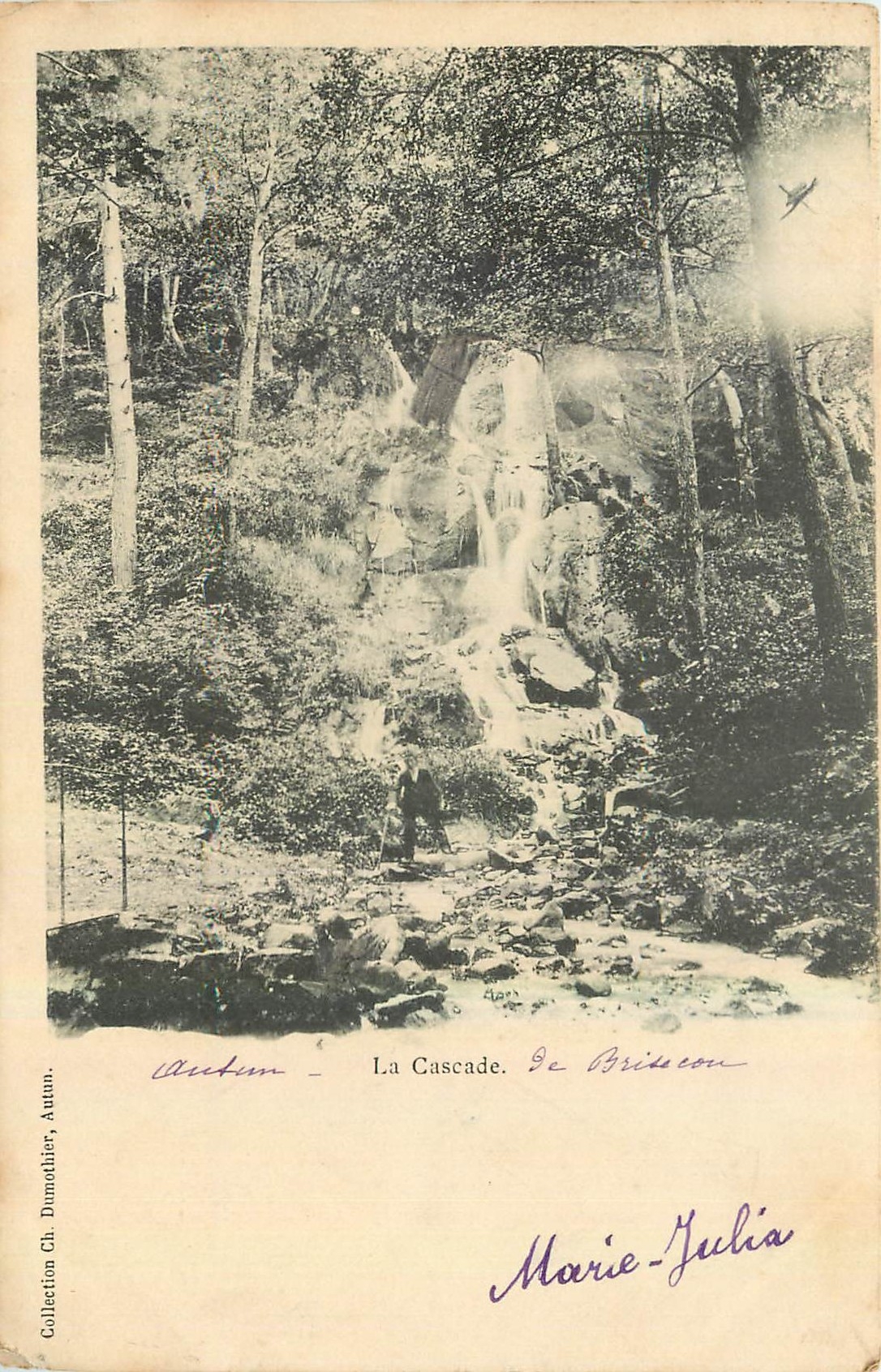 La Cascade. De Brides-les-Bains — Collection Ch. Dumathier, Autun — éditeur non identifié