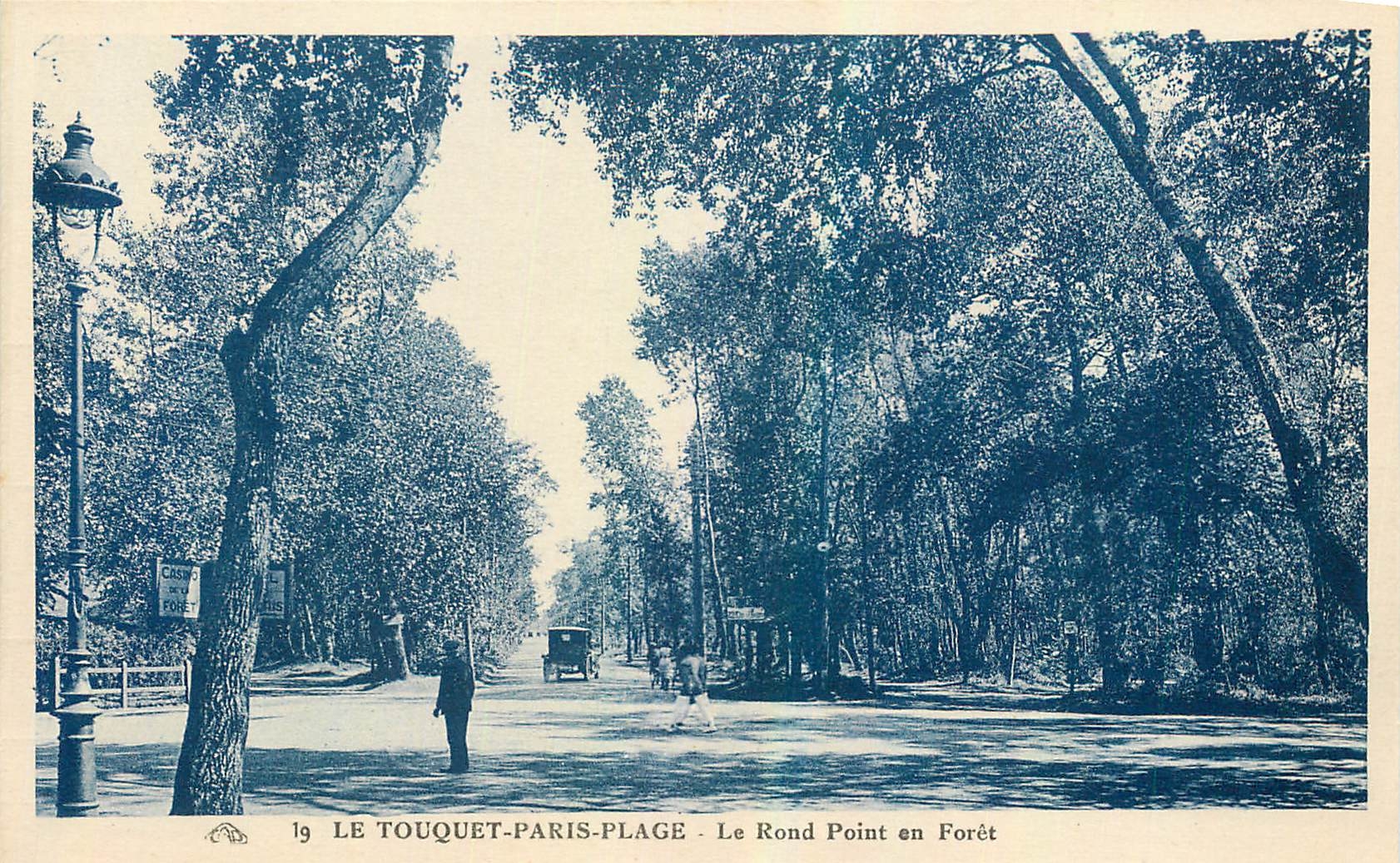CPA Le Touquet Paris Plage Le Rond Point en Foret 