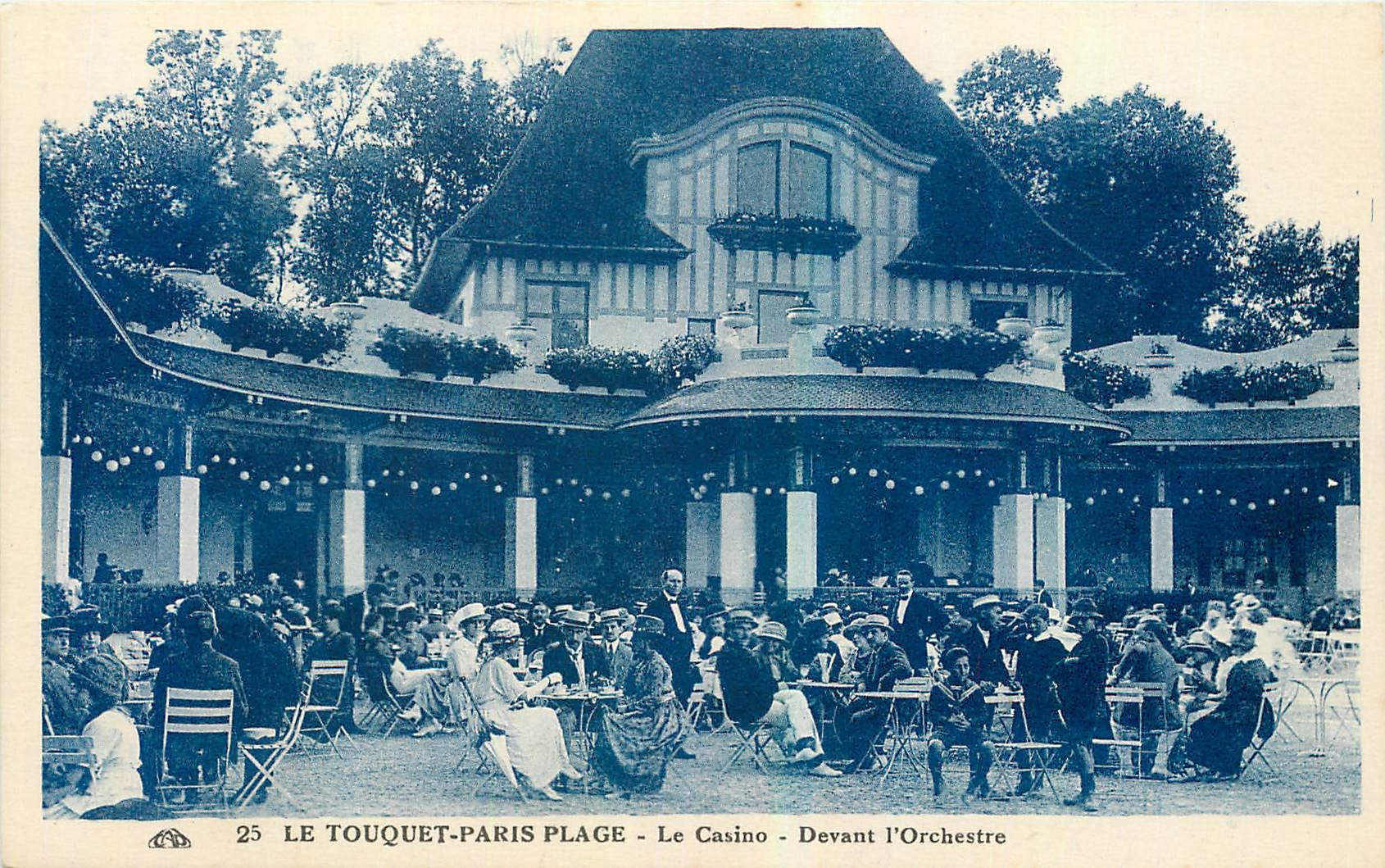CPA Le Touquet Paris Plage Le Casino Devant l'Orchestre 