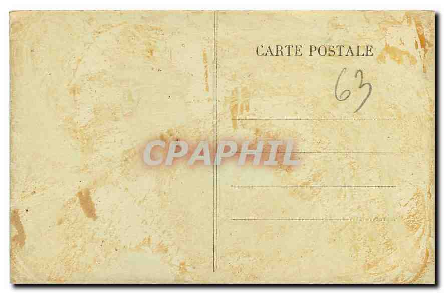 CPA L'Auvergne La Bourboule La Maitre et la Poste  — Rückseite
