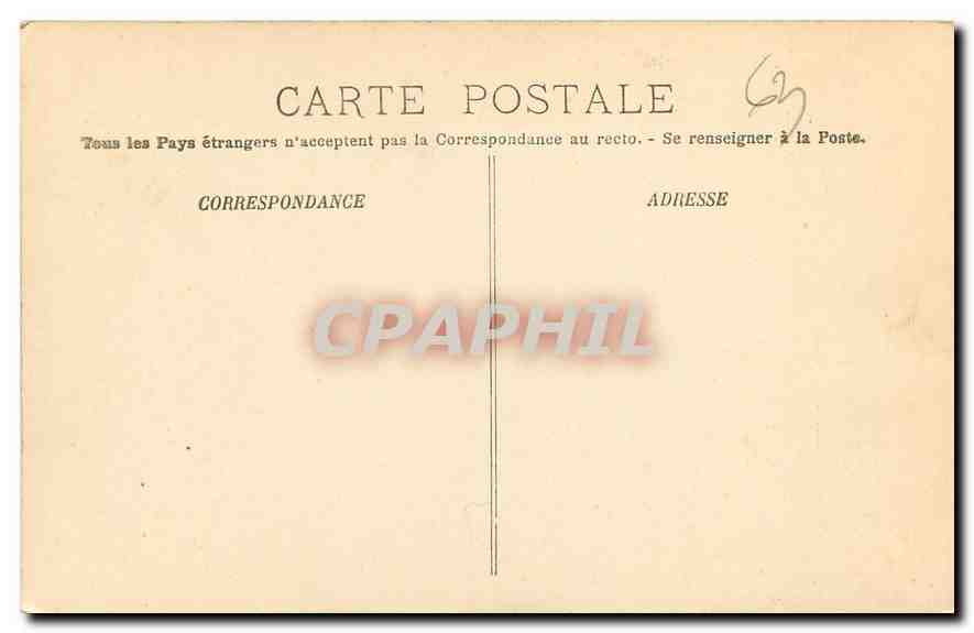 CPA Royat La Vieille Eglise  — Rückseite